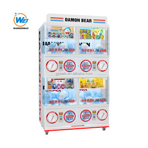 Wangerbao ความยาว1.05เมตร Gacha เครื่อง<span class=keywords><strong>4</strong></span>ตู้ของเล่นแคปซูลหยอดเหรียญ Gachon สนุกชำระเงินด้วยเหรียญภาษาอังกฤษ - Product Image 3