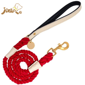Conjunto de Correa y collar de nailon para perro, stock mayorista, fabricante hecho a mano reciclado, accesorios de cuerda trenzada para mascotas de lujo ecológico - Product Image 6