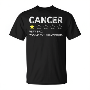T-shirt di supporto per la sensibilizzazione sul cancro, nera, unisex, taglia media per adulti - Product Image 2