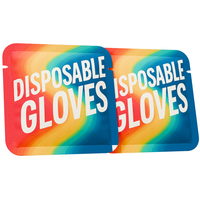 Gants en plastique transparents jetables personnalisés adaptés aux salons de beauté, manucure, pédicure et restauration cosmétique
