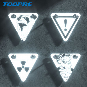 Reflector de Advertencia para Ciclismo, Adhesivo Magnético para Coche, Deportes al Aire Libre, Correr, Seguridad Nocturna - Product Image 3
