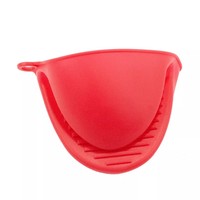 Accessoires de cuisine : 2 paires de mini-mitaines de four en silicone sûres, résistantes à la chaleur, extra longues, pour la cuisson et comme protège-plats