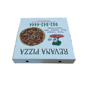 Custom stampato 10 13 pollici scatola scatola <span class=keywords><strong>di</strong></span> immagazzinaggio <span class=keywords><strong>di</strong></span> colore bianco scatola <span class=keywords><strong>di</strong></span> imballaggio 2 pezzi scatola <span class=keywords><strong>di</strong></span> <span class=keywords><strong>pizza</strong></span> in carta per <span class=keywords><strong>pizza</strong></span> con logo - Product Image 2