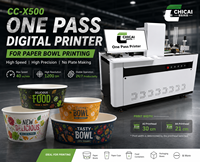 High Efficiency Automatic Multi-purpose One Pass Digital Printer for Paper Cups Paper Bowls Food Boxes and Packaging Materials
