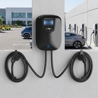 Nouvelle station de recharge triphasée 22 kW de premier ordre, indice de protection IP54, interface Type2/GBT, écran LCD, équilibrage de charge, boîtier durable, pour lieu de travail