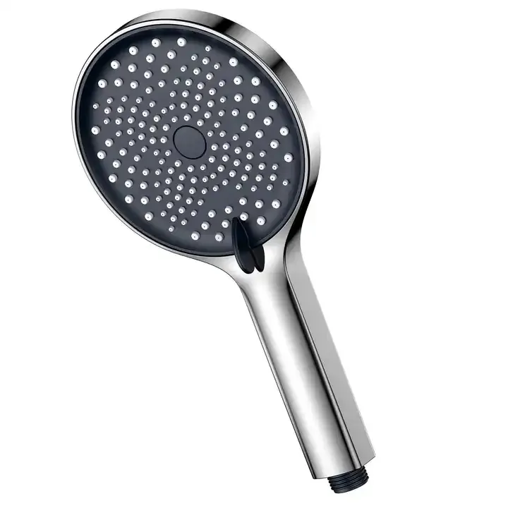 Hot Selling Wholesale bathroom modern abs round silver mist massage pressurized shower head 3 setting shower head