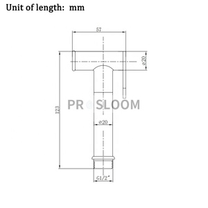 1/2 латунный распылитель для биде - Product Image 2