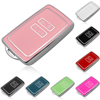 DM Vente flash Housse de clé en TPU à bord argenté compatible avec Renault Clio Espace 5 Master Bus Talisman Megane Porte-clés Accessoires