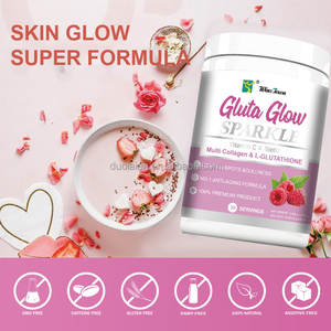 Çok kollajen l-glutatyon Gluta Glow Sparkle toz yetişkin cilt beyazlatma takviyesi için parlayan ışık sıska ten rengi - Product Image 2