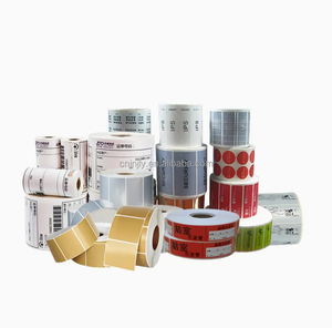 Tùy chỉnh pre-in mã QR mã vạch theo dõi tài sản <span class=keywords><strong>ID</strong></span> nhãn dính kim loại nhôm sticker cho cố định tài sản bao bì nhãn - Product Image 1