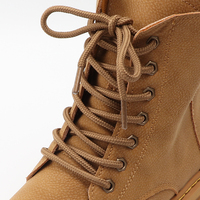 Lacets de bottes de sport pour enfants en plastique polyester robuste personnalisé imprimé paire de lacets pour la randonnée en plein air et l'escalade paquet en vrac