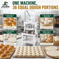Machine commerciale manuelle à diviser la pâte, 36 portions, robuste, pour boulangerie, coupe économe en énergie