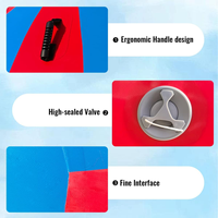 Balançoire gonflable géante d'extérieur en PVC pour 4 personnes, type dôme, avec fonction rebond et balançoire à bascule