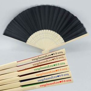 พัดไม้ไผ่แบบนางฟ้าขายส่งสำหรับของขวัญส่งเสริมการขาย - Product Image 1