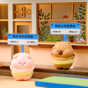 เสี่ยวหงชูเป็นที่นิยม " เหงื่อออกมาก "   ของตกแต่งขนาดเล็กสำหรับห้องพักและห้องนั่งเล่น ของขวัญวันหยุดที่ดีที่สุด - Product Image 2