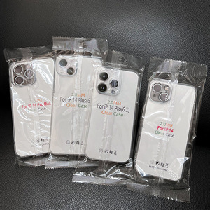 Funda de teléfono móvil de TPU transparente de 2,0mm de espesor para <span class=keywords><strong>Iphone</strong></span> 11 12 13 14 15 16 Pro Plus Max, funda móvil antiresistente - Product Image 4