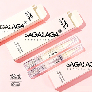 SAGALAGA Stylo transparent 1 ml avec <span class=keywords><strong>sérum</strong></span> hydratant et dissolvant de cuticules, kit de manucure, huile à cuticules biologique au parfum intense - Product Image 3