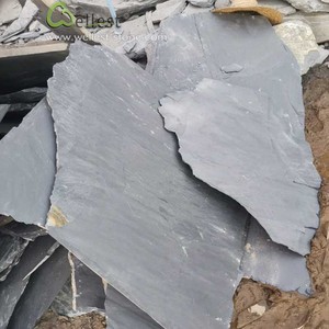 Giá rẻ nhất tự nhiên không thường xuyên màu đen <span class=keywords><strong>Slate</strong></span> flagstone <span class=keywords><strong>paver</strong></span> cho cảnh quan - Product Image 2
