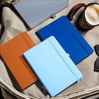 Twins Win Factory Vente en gros Personnalisé Mini Carnet de poche avec porte-stylo, design latéral, format A5, en cuir PU texturé, journal étudiant