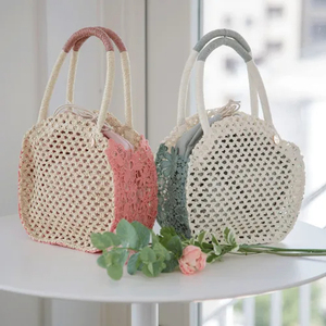 Sac en rotin tendance 2026, sac pour femme, artisanat, bandoulière diagonale, fait main, vente en gros - Product Image 2