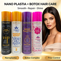 Crème Lissante Nanoplastie à la Kératine 0% Formaldéhyde pour Cheveux Abîmés, Effet Botox, Fabrication Chinoise