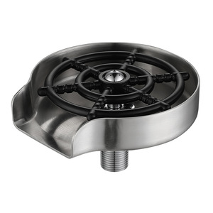 <strong>Glass</strong> Rinser for Kitchen <strong>Sinks</strong> Brushed Nickel , <strong>Glass</strong> Washer Cup Washer <strong>Cleaner</strong> for Home Kitchen <strong>Sink</strong> Accessories, <strong>Bar</strong> <strong>Glass</strong> Rin - Product Image 1