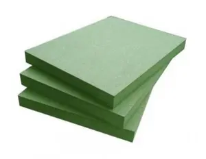 12 /15 /18mm HMR Green Color MDF Water Resistant MDF Board for Kitchen Cabinets