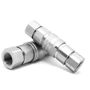 (Iso16028) phẳng mặt 1 "BSP/NPT chủ đề cơ khí nhanh chóng <span class=keywords><strong>Coupler</strong></span> cho máy xúc & tuôn ra mặt thủy lực nhanh chóng couplers - Product Image 4
