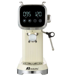 Anbolife Macchina per Caffè Espresso con Lunga Durata, Pulizia One-Touch, Pannello Personalizzabile per Caffè <span class=keywords><strong>Russo</strong></span> - Product Image 4