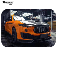 Capot moteur en fibre de carbone sèche style M pour Maserati Levante 2016+ Kit de conversion amélioré