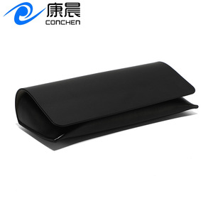 Étui à lunettes en cuir PU minimaliste de qualité supérieure, rectangulaire noir, avec fermeture magnétique, pour lunettes de soleil 3-5,9 pouces - Product Image 4