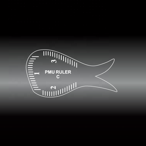 Bộ dụng cụ kẻ chân mày hình cung, thước đo chân mày, dụng cụ vẽ chân mày vi chạm, thước đo đánh dấu cho chân mày - Product Image 4