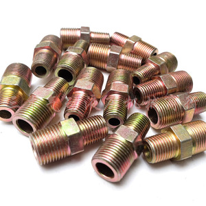 Réducteur de filetage externe hydraulique 4 2 pouces en acier haute pression, adaptateur à double filetage mâle pour équipement hydraulique - Product Image 3