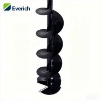 Tarière thermique industrielle 65 cm³ en aluminium de haute qualité à double lame, refroidie par air, certifiée CE, pour creuser des trous de poteaux