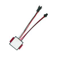 Interrupteur tactile en aluminium Shinechip 12V 36W avec capteur de mouvement, indice de protection IP65, lumière blanche et bleue, modèle TD102/TD102D pour usage hôtelier