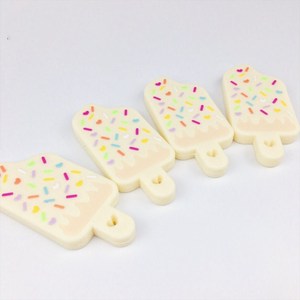 Los niños BPA bebé <span class=keywords><strong>punta</strong></span> suave de silicona juguete helado de caramelo juguete personalizado - Product Image 1