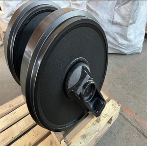 Prêt à expédier 3086375 Roue de guidage forgée pour l'exploitation minière, rouleau porte-charge robuste pour train de roulement d'excavatrice Hitachi EX1200 - Product Image 3