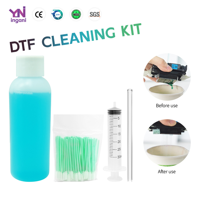 Printhead Maintenance Repair Cleaning Liquid Kits Pigment Dtf Ink Print Head Clean Tool Sets for Printer Head