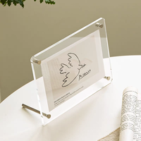 Présentoir acrylique imperméable personnalisable de support de Tableau de panneau d'affichage pour des panneaux publicitaires