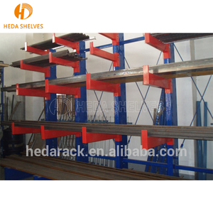 Công nghiệp lưu trữ vật liệu kho cantilever Kệ tấm kim loại gỗ lưu trữ giá cantilever kệ - Product Image 3