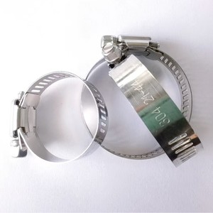 Colliers de serrage en acier inoxydable Zhaoya 6-12 à 400-700 pour applications de tuyauterie et de gaz - Product Image 1