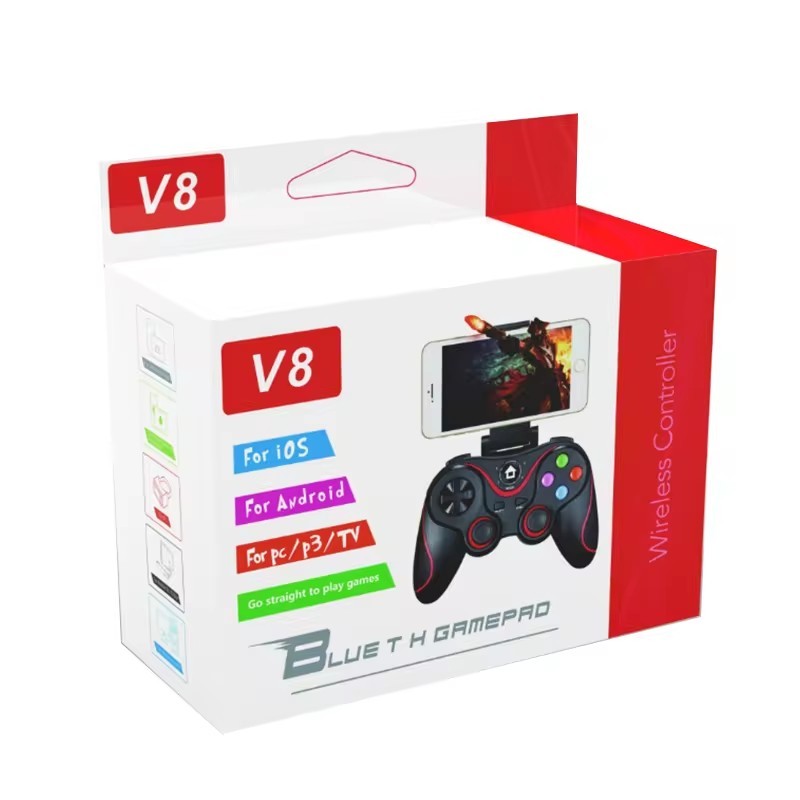V8 2.4G BT <strong>Remote</strong> Wireless <strong>Control</strong> Mando <strong>Android</strong> <strong>PC</strong> for PS3 Tablet Gamepad Mobile Game Controller for <strong>PC</strong> <strong>Android</strong>