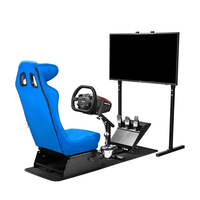 Siège de simulateur de course professionnel haute performance réglable pour machine de jeu de conduite automobile compatible Logitech G29 P4 1 Dof