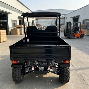 Véhicule <span class=keywords><strong>utilitaire</strong></span> électrique 4x4 pour le transport en usine, entrepôt, parc industriel, homologué EEC COC - Product Image 3