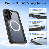 Oferta de Verano: Fundas Magnéticas para Teléfono Samsung Galaxy S26FE, Transparentes, de PC, Resistentes a Impactos, al Polvo y al Agua (IP68), de Alta Calidad