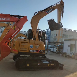 Mini-excavatrice sur chenilles Sany SY75C Pro d'occasion, excavatrice SY135 SY155C en bon état, excavatrice Sany SY75 Pro à vendre d'occasion - Product Image 6