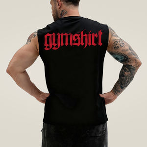 Sommer Herren Gym Tanktop Maßgeschneidertes Herren Baumwoll-Sport-Tanktop Ärmelloses Shirt Maßgefertigtes Fitness-Tanktop Hersteller - Product Image 1