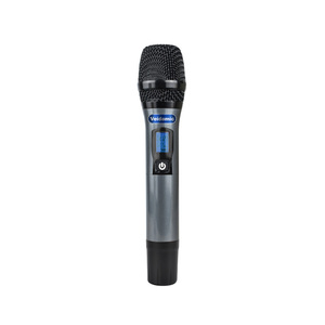 Sistema de Audio de mano dinámico inalámbrico V9 de alta calidad cardioide <span class=keywords><strong>Polar</strong></span> UHF para conferencias, cantos, karaoke, uso en escenario de Iglesia - Product Image 2
