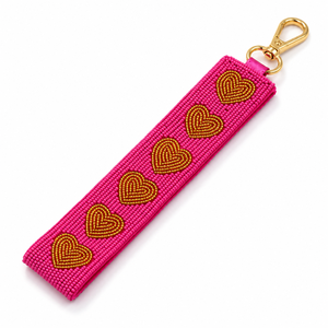 Sstringz Llavero de Corazón con Cuentas Premium Hecho a Mano, Soporte para Llaves con Cuentas Coloridas, Bonito Colgante para Bolso, Venta al por Mayor, Uso Personalizado, En Venta - Product Image 5