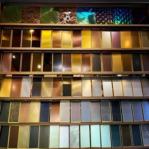 Tôle d'acier inoxydable colorée Baoxin 304 201, surface miroir 8K, panneau décoratif pour la décoration intérieure - Product Image 2